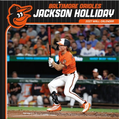 MLB Baltimore Orioles Jackson Holliday 2027 Wall Calendar