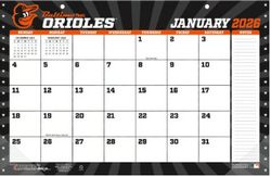 Baltimore Orioles 2026 Small Desk Pad