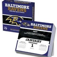 NFL Baltimore Ravens 2026 Desk Calendar