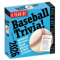 Baseball Trivia 2026 Page-a-Day Desk Calendar