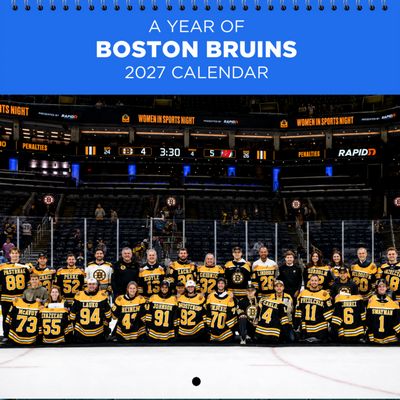 Boston Bruins 2027 Wall Calendar