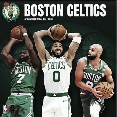 Boston Celtics 2027 Wall Calendar
