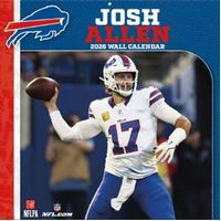 Buffalo Bills Josh Allen 2026 Desk Calendar
