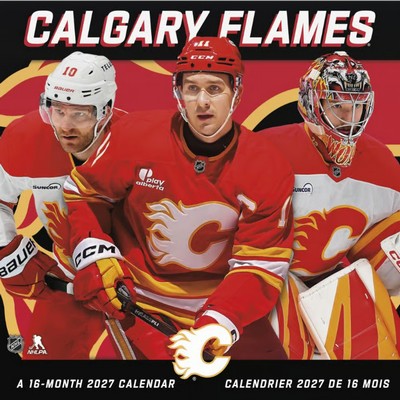 Calgary Flames Bilingual French 2027 Wall Calendar