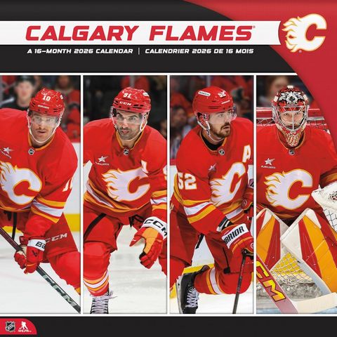 Calgary Flames 2026 Wall Calendar (English and French Edition)