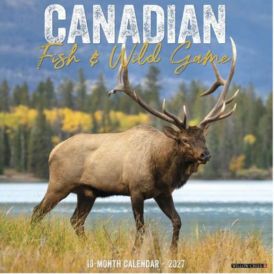 Canadian Fish and Wild Game 2027 Wall Calendar