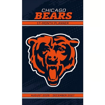 NFL Chicago Bears 17 Month 2027 Pocket Planner