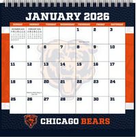 NFL Chicago Bears 2026 Easel Desk Calendar