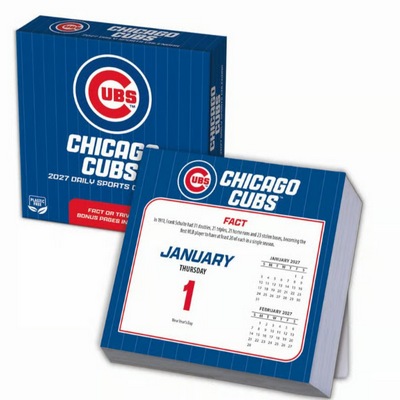 MLB Chicago Cubs 2027 Desk Calendar