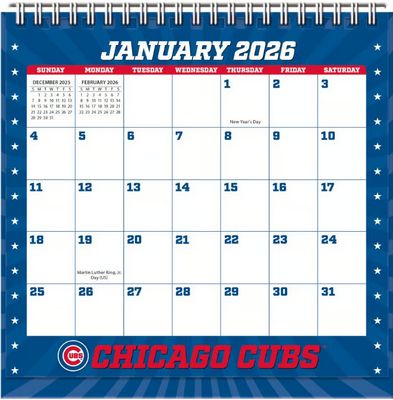 Chicago Cubs 2026 Easel Desk Calendar