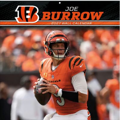 NFL Cincinnati Bengals Joe Burrow 2027 Wall Calendar