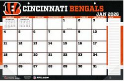 NFL Cincinnati Bengals Small 2026 Desk Pad
