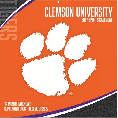 Clemson Tigers 2027 Wall Calendar