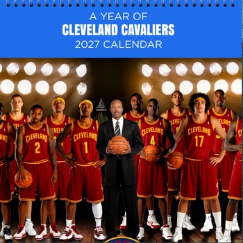 Cleveland Cavaliers 2027 Wall Calendar