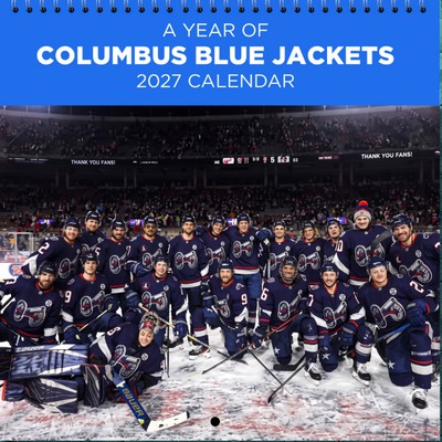 Columbus Blue Jackets 2027 Wall Calendar