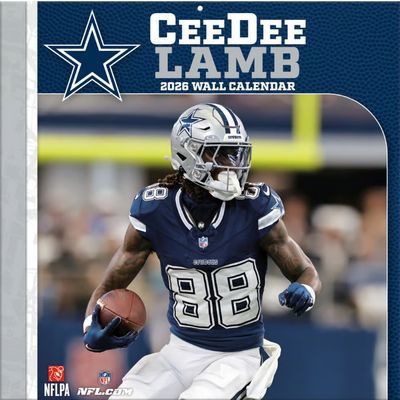 Dallas Cowboys CeeDee Lamb 2026 Wall Calendar