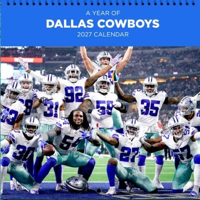 Dallas Cowboys 2027 Calendar