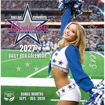 NFL Dallas Cowboys Cheerleaders 2027 Desk Calendar