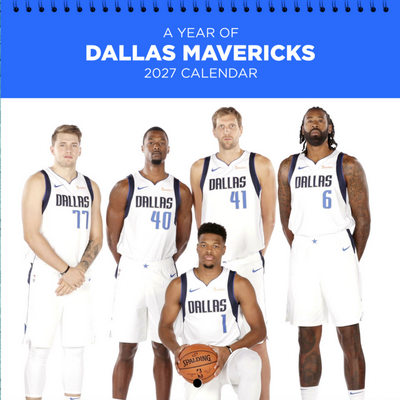 Dallas Mavericks 2027 Wall Calendar