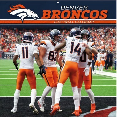 NFL Denver Broncos 2027 Mini Wall Calendar
