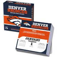NFL Denver Broncos 2026 Desk Calendar