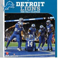 NFL Detroit Lions 2026 Wall Calendar
