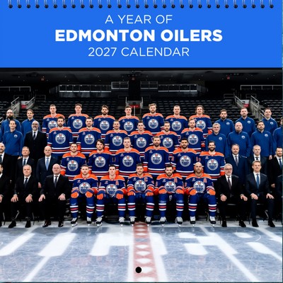 Edmonton Oilers 2027 Wall Calendar