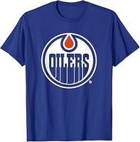 Edmonton Oilers Icon Royal Blue Officially Licensed T-Shirt