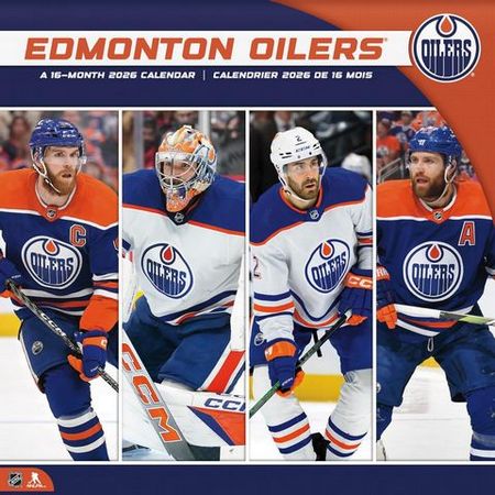 Edmonton Oilers 2026 Wall Calendar (English and French Edition)