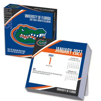 Florida Gators 2027 Desk Calendar
