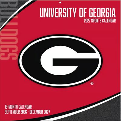 Georgia Bulldogs 2027 Wall Calendar