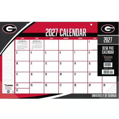 Georgia Bulldogs 2027 Desk Pad