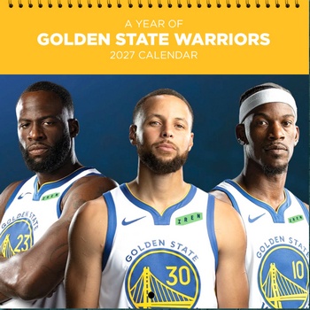 Golden State Warriors 2027 Wall Calendar