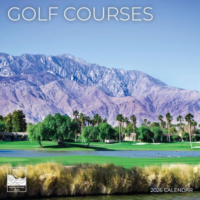 Golf Courses 2026 Wall Calendar