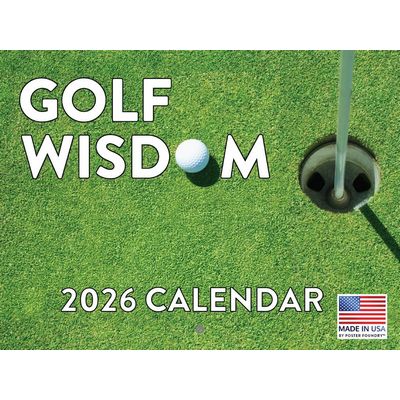 Golf Wisdom 2026 Wall Calendar
