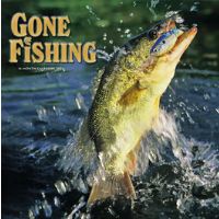 Gone Fishing 2026 Wall Calendar