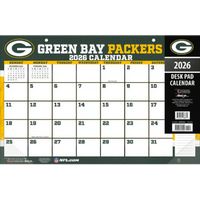 NFL Green Bay Packers Small 2026 Desk Pad Calendar