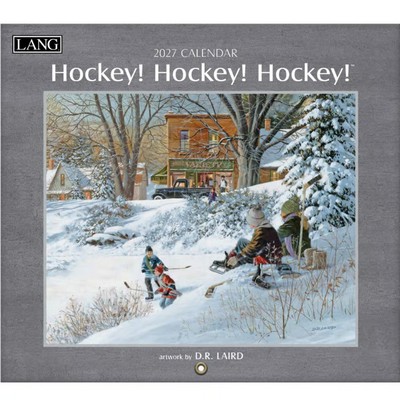 Hockey Hockey Hockey 2027 Wall Calendar by D.R. Laird