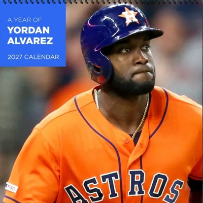 Yordan Alvarez 2027 Wall Calendar