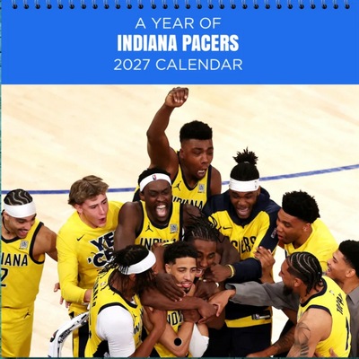 Indiana Pacers 2027 Wall Calendar