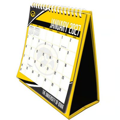 Iowa Hawkeyes 2027 Easel Desk Calendar
