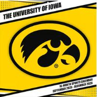Iowa Hawkeyes 2026 Wall Calendar
