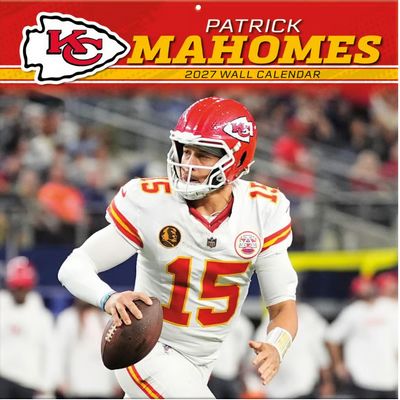 NFL Patrick Mahomes 2027 Wall Calendar