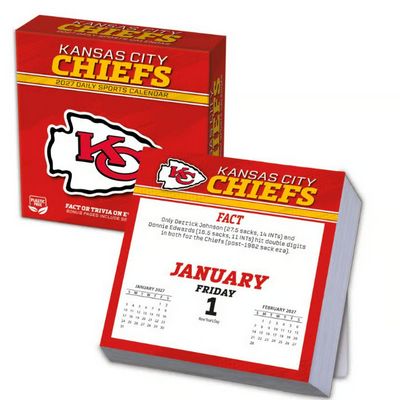 NFL Kansas City Chiefs 2027 Desk Calendar