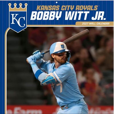 MLB Kansas City Royals Bobby Witt Jr 2027 Wall Calendar