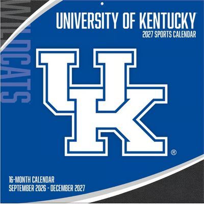 Kentucky Wildcats 2027 Wall Calendar