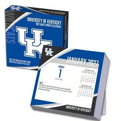 Kentucky Wildcats 2027 Desk Calendar
