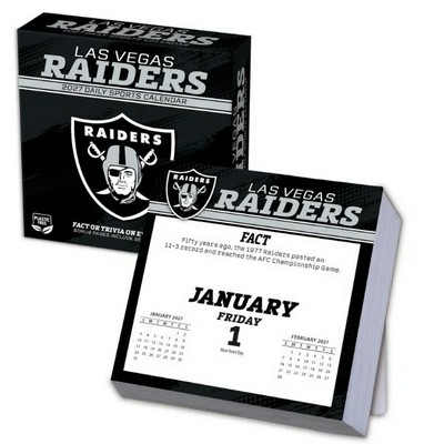 NFL Las Vegas Raiders 2027 Desk Calendar
