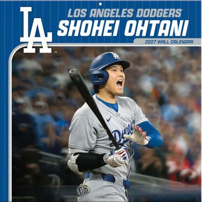 MLB Shohei Ohtani 2027 Wall Calendar