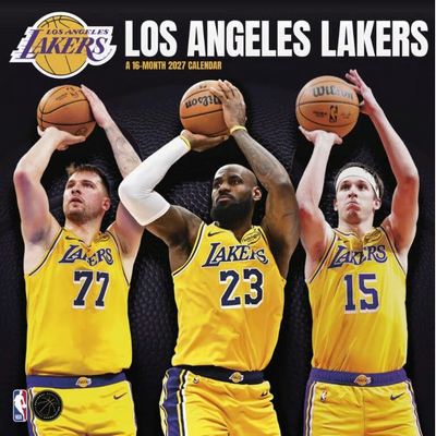 Los Angeles Lakers 2027 Wall Calendar